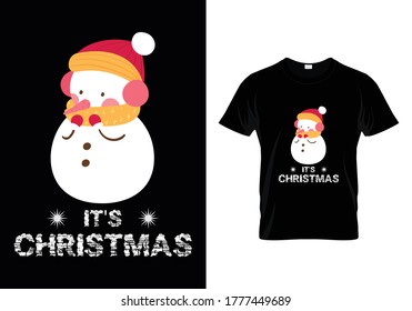 it's Christmas snowman T shirt Template etc.