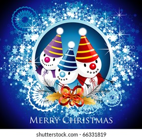 Weihnachtsschneemusik, Vektorgrafik