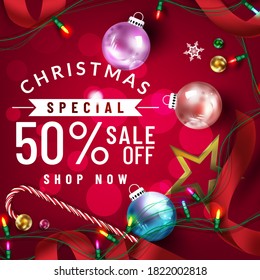 Christmas social media pomote,promotion post templates.post square frame for social media
