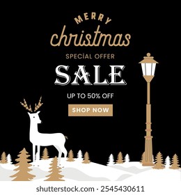 Christmas social media pomote,promotion post templates.post square frame for social media