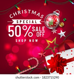Christmas social media promote,promotion post templates.post square frame for social media