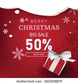 Christmas Social Media Promote,promotion Post Templates.post Square Frame For Social Media