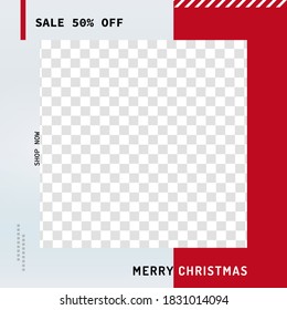 Christmas social media promote,promotion post templates.post square frame for social media