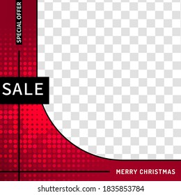 Christmas social media promote,promotion post templates.post square frame for social media