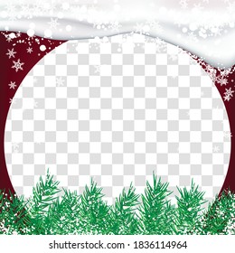 Christmas social media promote,promotion post templates.post square frame for social media 3D vector.
