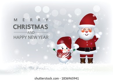Christmas social media promote,promotion post templates.post square frame for social media 3D vector.