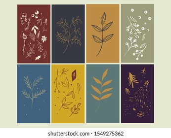 Christmas social media textures. Background for stories. Trendy creative template. 