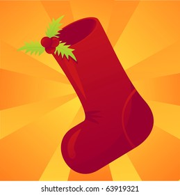christmas sock background