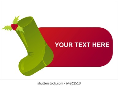 christmas sock banner