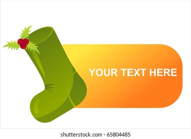 christmas sock banner