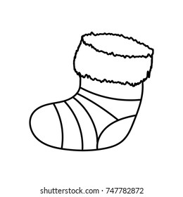 Christmas Sock Coloring Book