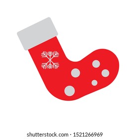 Christmas sock decoration filled outline icon, line vector sign, linear colorful pictogram isolated on white. Symbol, logo illustration. Pixel perfect vector graphics