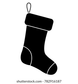 christmas sock decorative icon