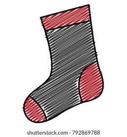 christmas sock decorative icon