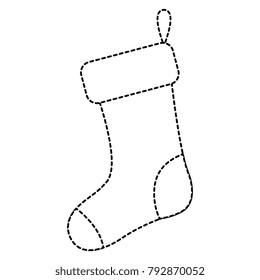 christmas sock decorative icon