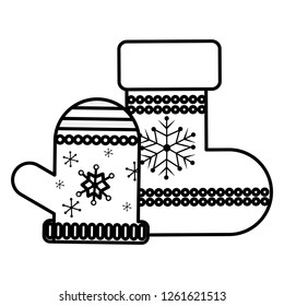 Christmas sock design