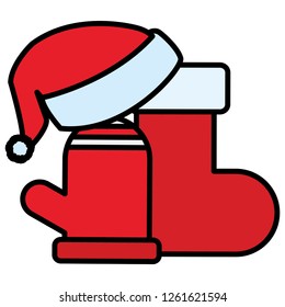 Christmas sock design