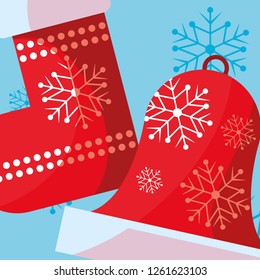 Christmas sock design