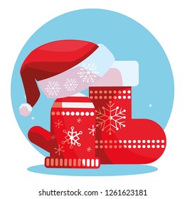 Christmas sock design