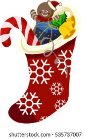 Christmas sock fill with Christmas gift