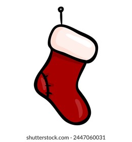 Christmas Sock - Hand Drawn Doodle Icon