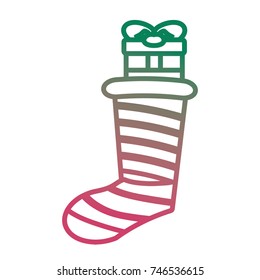 christmas sock icon 