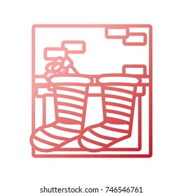 christmas sock icon 