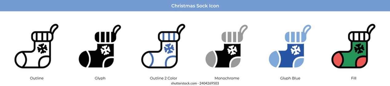 Vector de conjunto de iconos de navidad