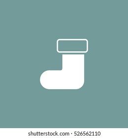 christmas sock icon vector, can be used for web and mobile design