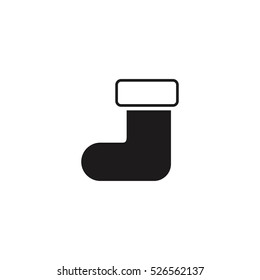 christmas sock icon vector, can be used for web and mobile design