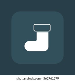 christmas sock icon vector, can be used for web and mobile design.