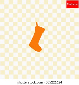 Christmas Sock  icon Vector design.