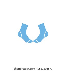 Christmas sock icon vector sign isolated for graphic and web design. Christmas sock symbol template color editable on white background.