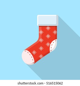 Christmas sock illustration