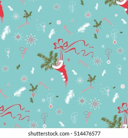 Christmas sock pattern