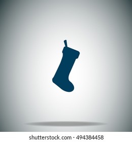 Christmas Sock vector icon