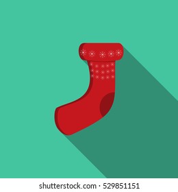 Christmas Sock Vector Icon