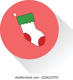 Christmas socks, can be used for icons
