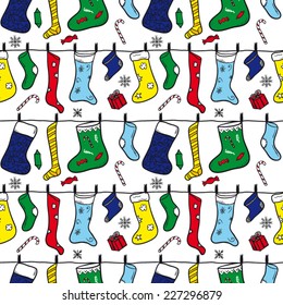 Christmas socks color