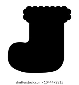 christmas socks decorative icon