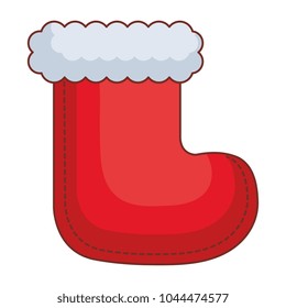christmas socks decorative icon