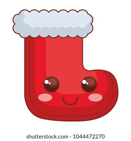 christmas socks decorative kawaii character