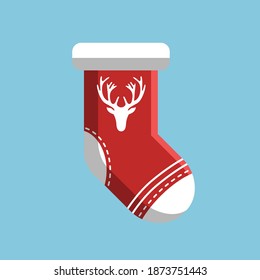 Christmas Socks With Deer Head