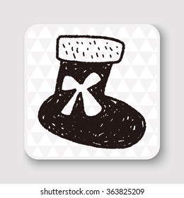 Christmas socks doodle
