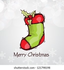 Christmas socks eps10