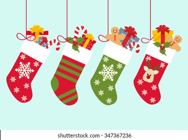 Christmas socks and gifts