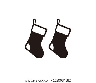 Christmas socks icon