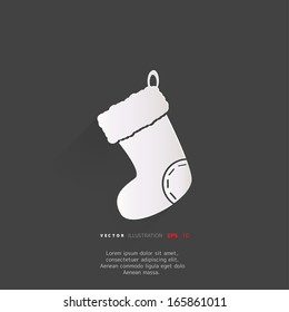 Icono de calcetines de Navidad