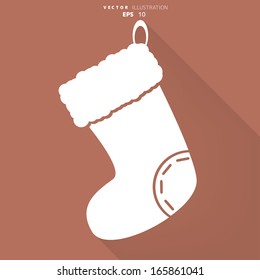 Christmas socks icon