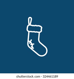 Christmas socks icon